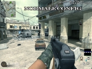 Call of Duty 4: Modern Warfare - Ingame Screen mit von einer normalen Multiplayer-Config