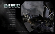 Call of Duty 4: Modern Warfare - Ansicht des Paint in Black - Main Menues