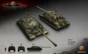 World of Tanks - Renderscreenshot zeigt den russischen IS7