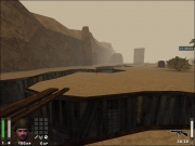 Wolfenstein: Enemy Territory - Hier Base Race im Desert Style.