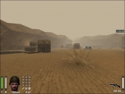 Wolfenstein: Enemy Territory - Hier Base Race im Desert Style.