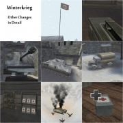 Wolfenstein: Enemy Territory - Standard Maps im Winter Style.