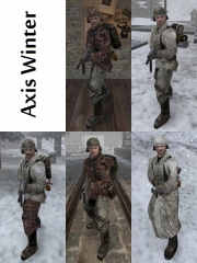 Wolfenstein: Enemy Territory - Winter-camouflage for the Axis.