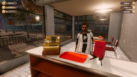 Corner Kitchen Fast Food Simulator: Screen zum Spiel Corner Kitchen Fast Food Simulator.