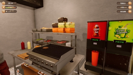 Corner Kitchen Fast Food Simulator - Screen zum Spiel Corner Kitchen Fast Food Simulator.