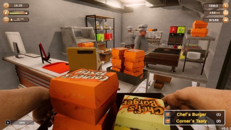 Corner Kitchen Fast Food Simulator: Screen zum Spiel Corner Kitchen Fast Food Simulator.